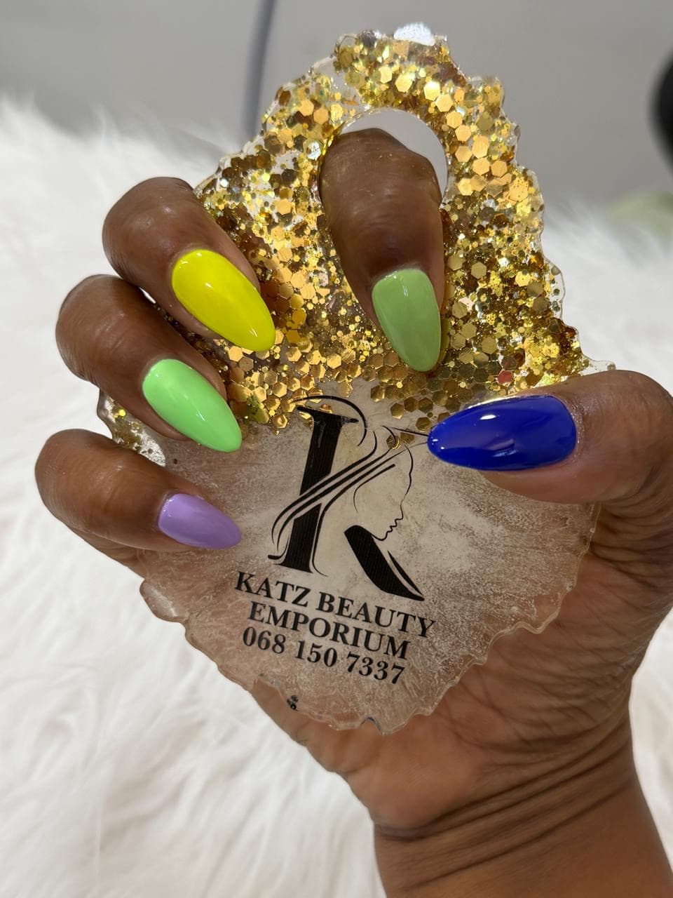 Nail art detail at Katz Beauty Emporium